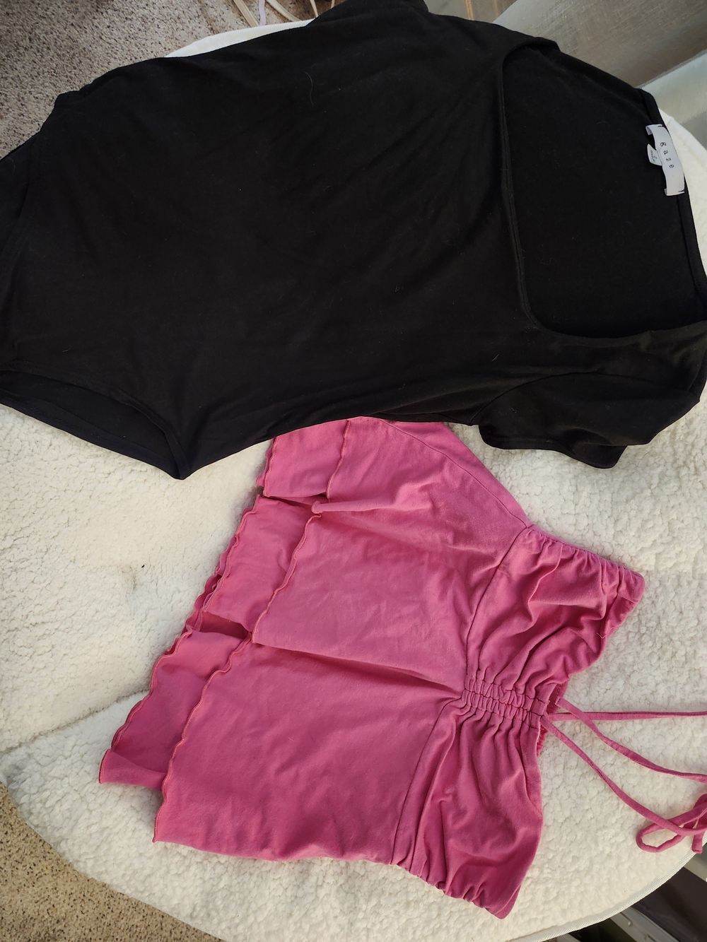 gaze Black Scoop Neck Bodysuit